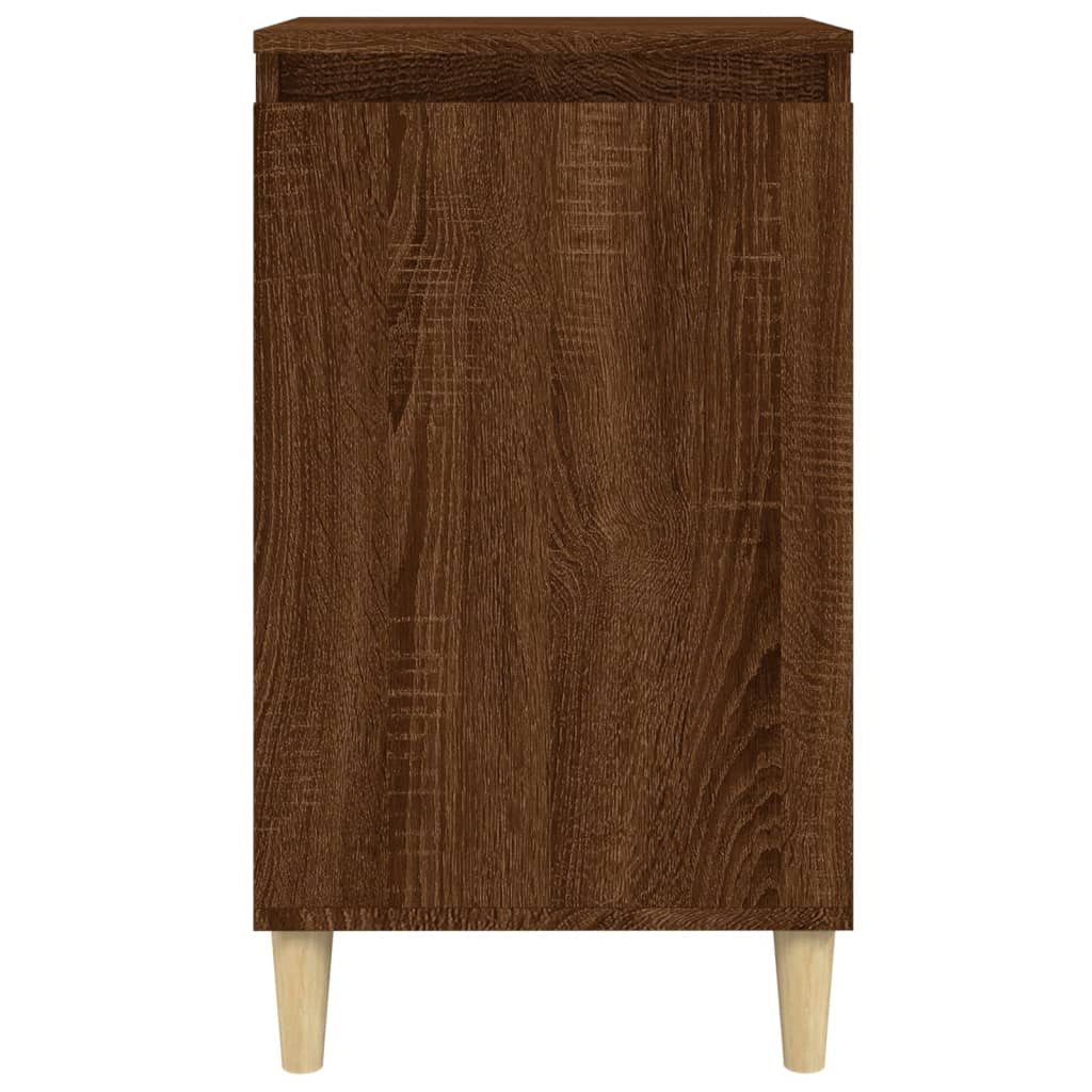 Nachtkastjes 2 st 40x35x70 cm bewerkt hout bruin eikenkleur Nachtkastjes | Creëer jouw Trendy Thuis | Gratis bezorgd & Retour | Trendy.nl