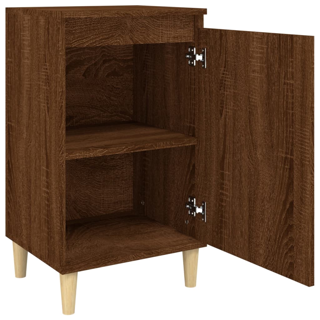 Nachtkastjes 2 st 40x35x70 cm bewerkt hout bruin eikenkleur Nachtkastjes | Creëer jouw Trendy Thuis | Gratis bezorgd & Retour | Trendy.nl