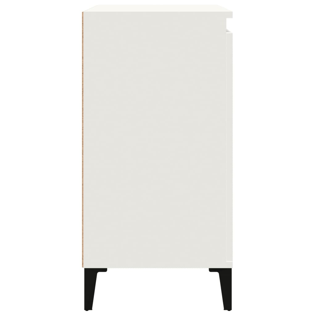 Nachtkastjes 2 st 40x35x70 cm bewerkt hout wit Nachtkastjes | Creëer jouw Trendy Thuis | Gratis bezorgd & Retour | Trendy.nl