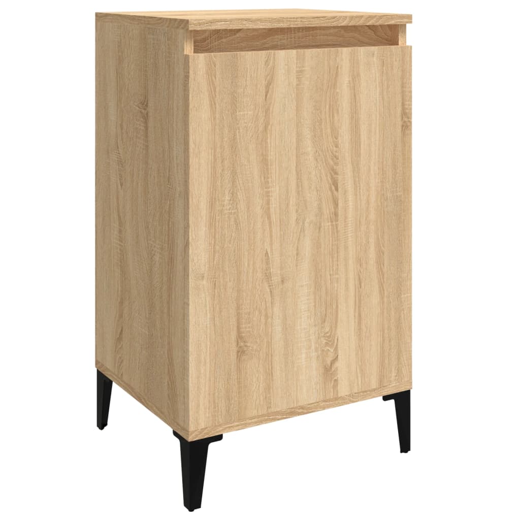 Nachtkastje 40x35x70 cm bewerkt hout sonoma eikenkleurig Nachtkastjes | Creëer jouw Trendy Thuis | Gratis bezorgd & Retour | Trendy.nl