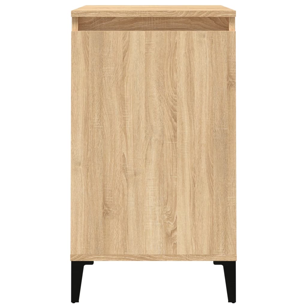 Nachtkastje 40x35x70 cm bewerkt hout sonoma eikenkleurig Nachtkastjes | Creëer jouw Trendy Thuis | Gratis bezorgd & Retour | Trendy.nl