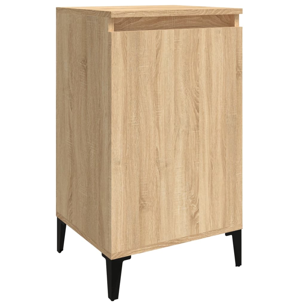 Nachtkastjes 2 st 40x35x70 cm bewerkt hout sonoma eikenkleurig Nachtkastjes | Creëer jouw Trendy Thuis | Gratis bezorgd & Retour | Trendy.nl