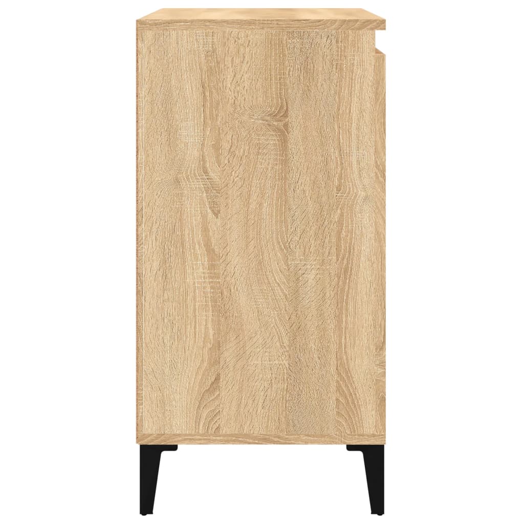 Nachtkastjes 2 st 40x35x70 cm bewerkt hout sonoma eikenkleurig Nachtkastjes | Creëer jouw Trendy Thuis | Gratis bezorgd & Retour | Trendy.nl