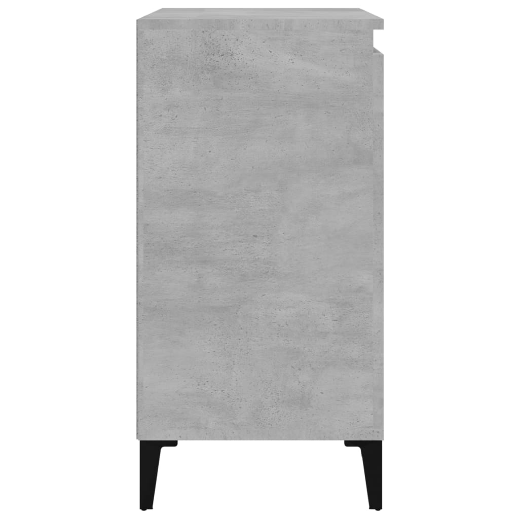 Nachtkastje 40x35x70 cm bewerkt hout betongrijs Nachtkastjes | Creëer jouw Trendy Thuis | Gratis bezorgd & Retour | Trendy.nl