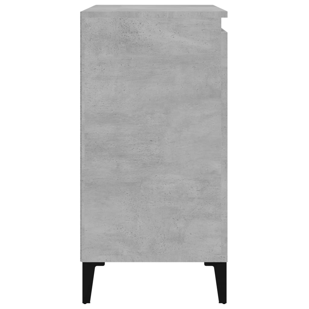 Nachtkastjes 2 st 40x35x70 cm bewerkt hout betongrijs Nachtkastjes | Creëer jouw Trendy Thuis | Gratis bezorgd & Retour | Trendy.nl