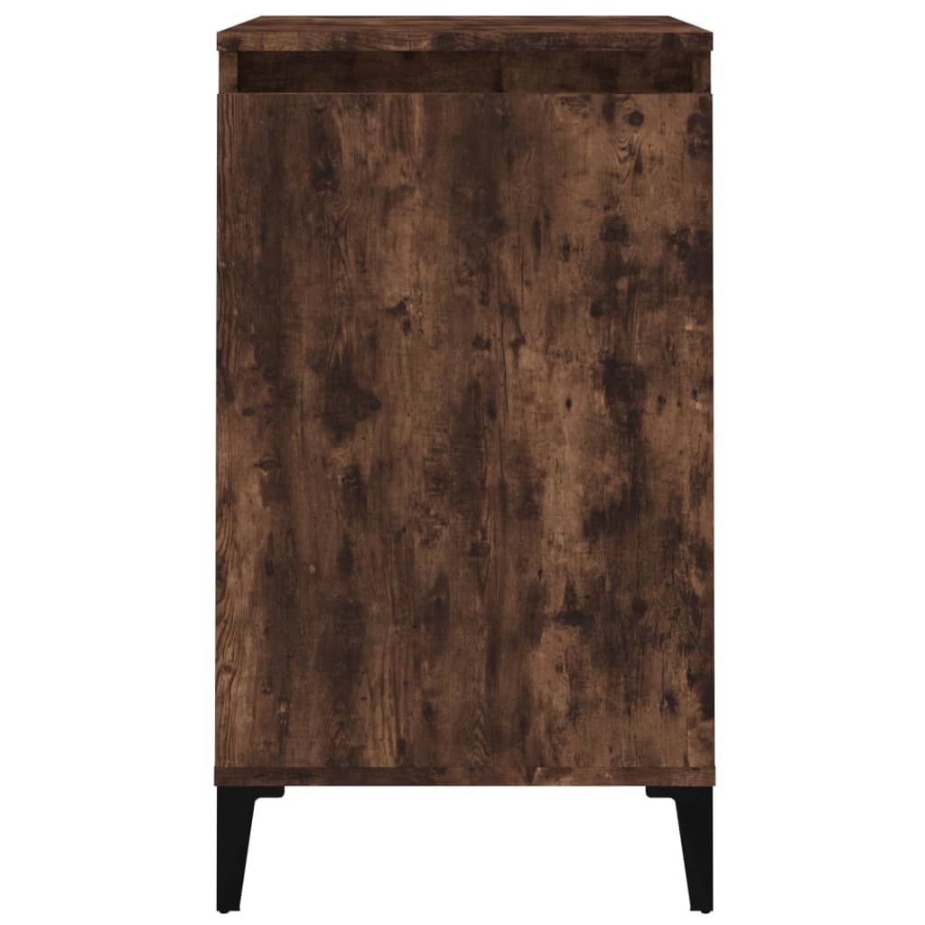 Nachtkastje 40x35x70 cm bewerkt hout gerookt eikenkleurig Nachtkastjes | Creëer jouw Trendy Thuis | Gratis bezorgd & Retour | Trendy.nl