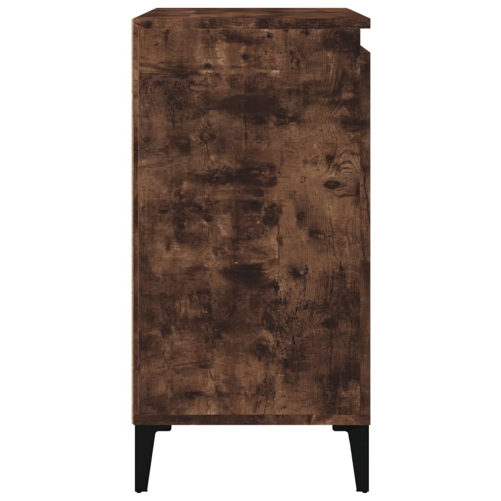 Nachtkastje 40x35x70 cm bewerkt hout gerookt eikenkleurig Nachtkastjes | Creëer jouw Trendy Thuis | Gratis bezorgd & Retour | Trendy.nl