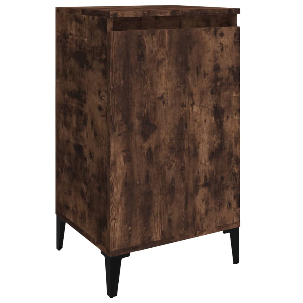 Nachtkastjes 2 st 40x35x70 cm bewerkt hout gerookt eikenkleurig Nachtkastjes | Creëer jouw Trendy Thuis | Gratis bezorgd & Retour | Trendy.nl