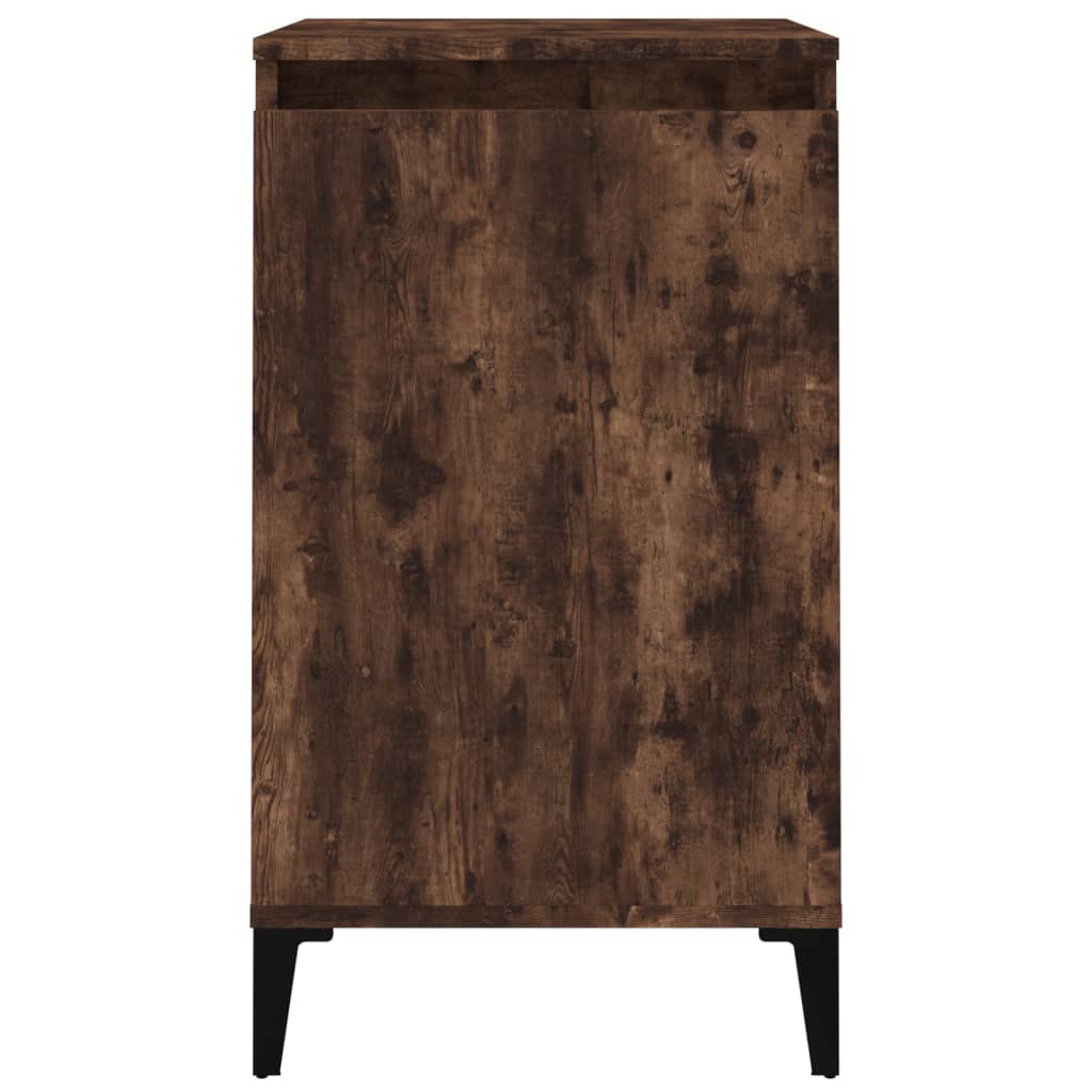 Nachtkastjes 2 st 40x35x70 cm bewerkt hout gerookt eikenkleurig Nachtkastjes | Creëer jouw Trendy Thuis | Gratis bezorgd & Retour | Trendy.nl