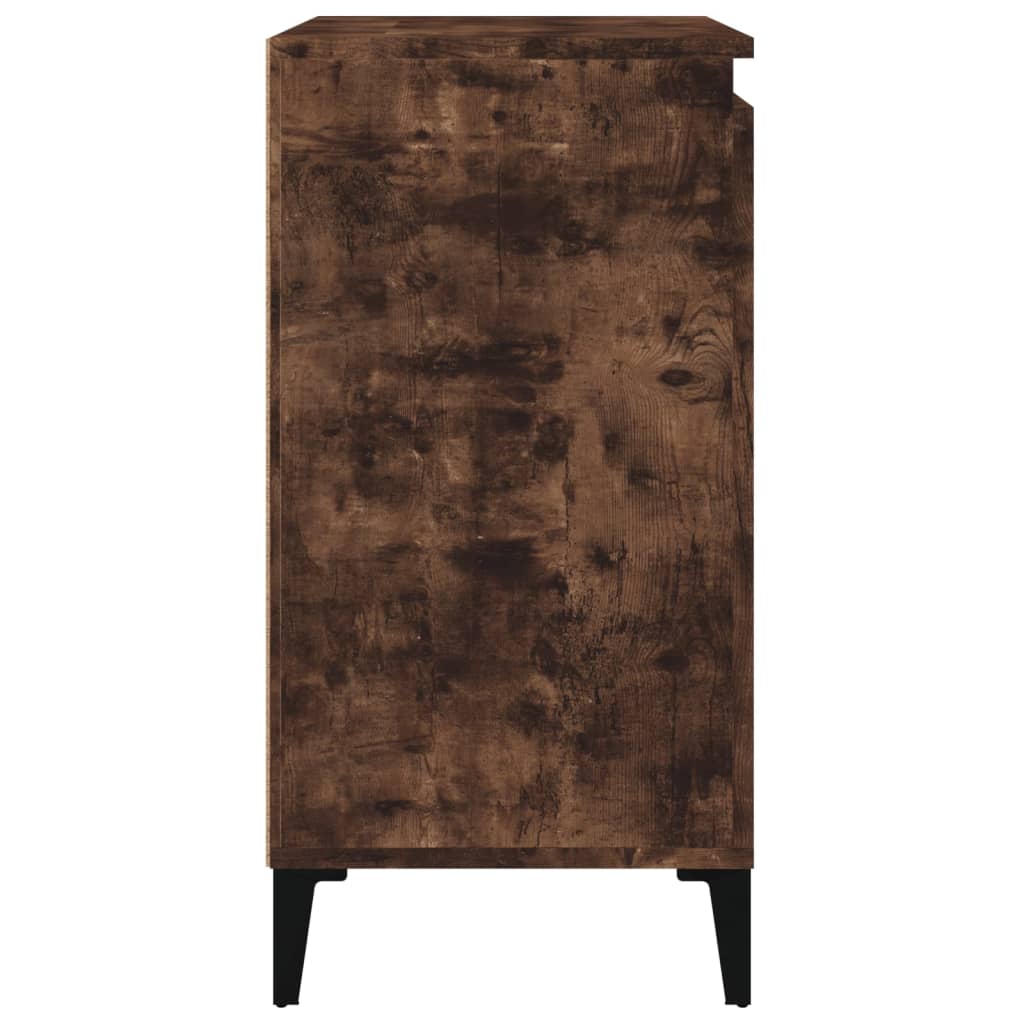 Nachtkastjes 2 st 40x35x70 cm bewerkt hout gerookt eikenkleurig Nachtkastjes | Creëer jouw Trendy Thuis | Gratis bezorgd & Retour | Trendy.nl