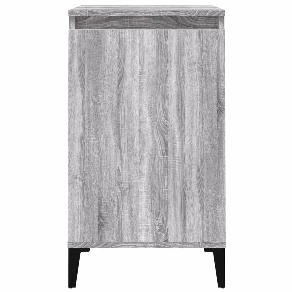 Nachtkastje 40x35x70 cm bewerkt hout grijs sonoma eikenkleurig Nachtkastjes | Creëer jouw Trendy Thuis | Gratis bezorgd & Retour | Trendy.nl