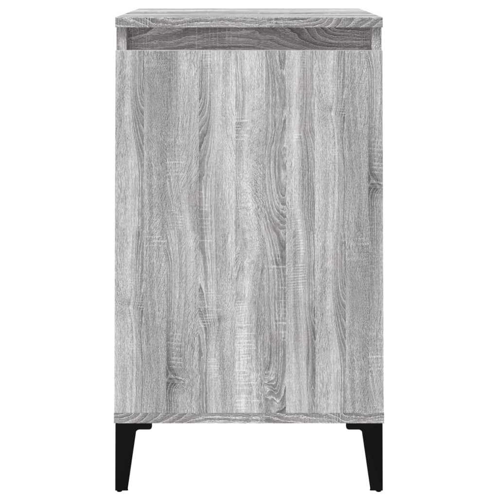 Nachtkastjes 2 st 40x35x70 cm bewerkt hout grijs sonoma eiken Nachtkastjes | Creëer jouw Trendy Thuis | Gratis bezorgd & Retour | Trendy.nl