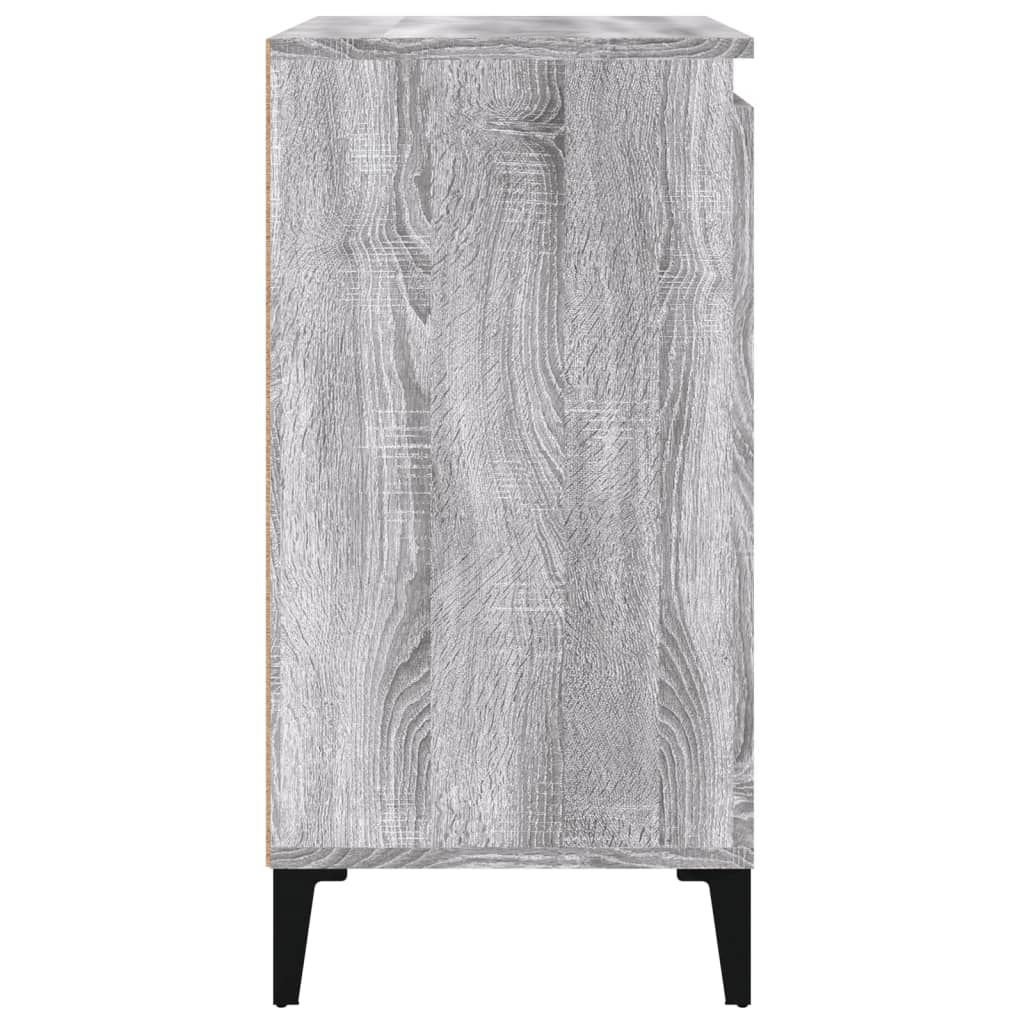 Nachtkastjes 2 st 40x35x70 cm bewerkt hout grijs sonoma eiken Nachtkastjes | Creëer jouw Trendy Thuis | Gratis bezorgd & Retour | Trendy.nl