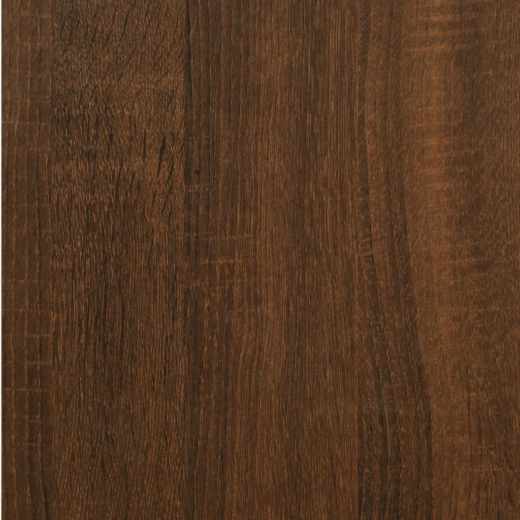 Nachtkastje 40x35x70 cm bewerkt hout bruin eikenkleur Nachtkastjes | Creëer jouw Trendy Thuis | Gratis bezorgd & Retour | Trendy.nl