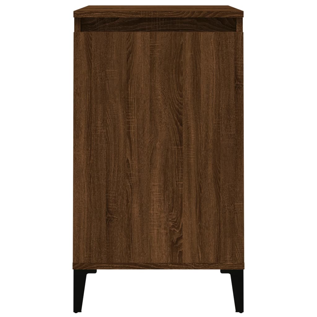 Nachtkastjes 2 st 40x35x70 cm bewerkt hout bruin eikenkleur Nachtkastjes | Creëer jouw Trendy Thuis | Gratis bezorgd & Retour | Trendy.nl