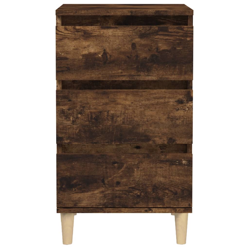 Nachtkastje 40x35x70 cm bewerkt hout gerookt eikenkleurig Nachtkastjes | Creëer jouw Trendy Thuis | Gratis bezorgd & Retour | Trendy.nl