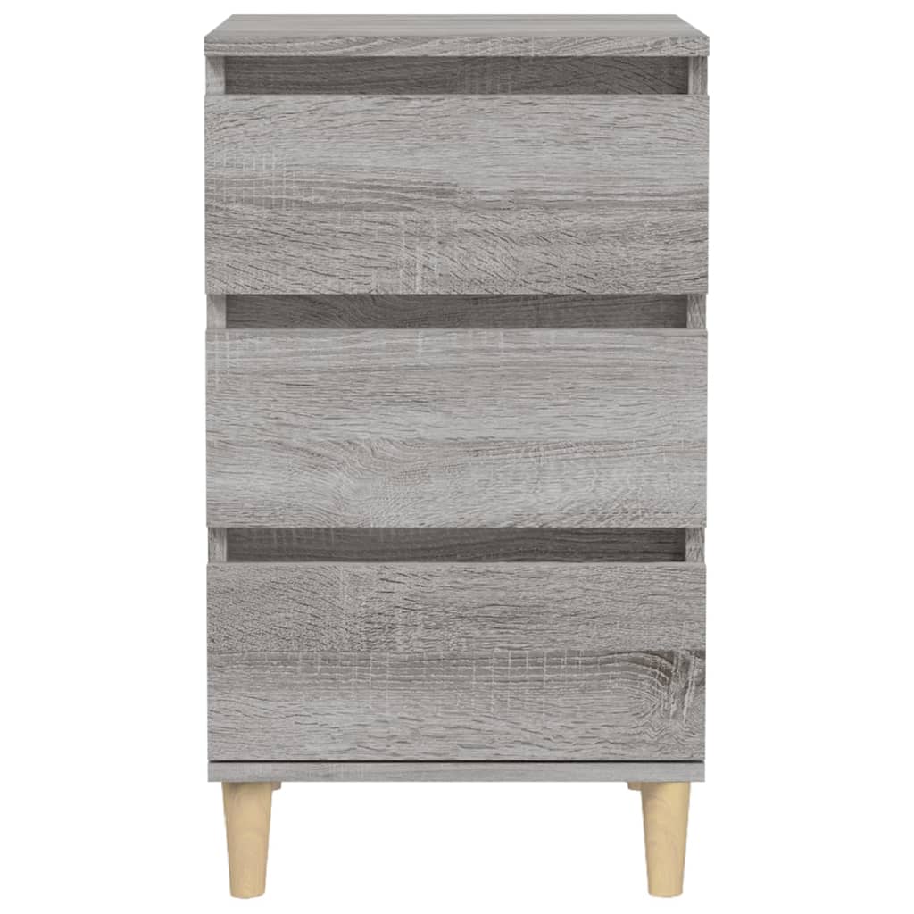 Nachtkastje 40x35x70 cm bewerkt hout grijs sonoma eikenkleurig Nachtkastjes | Creëer jouw Trendy Thuis | Gratis bezorgd & Retour | Trendy.nl