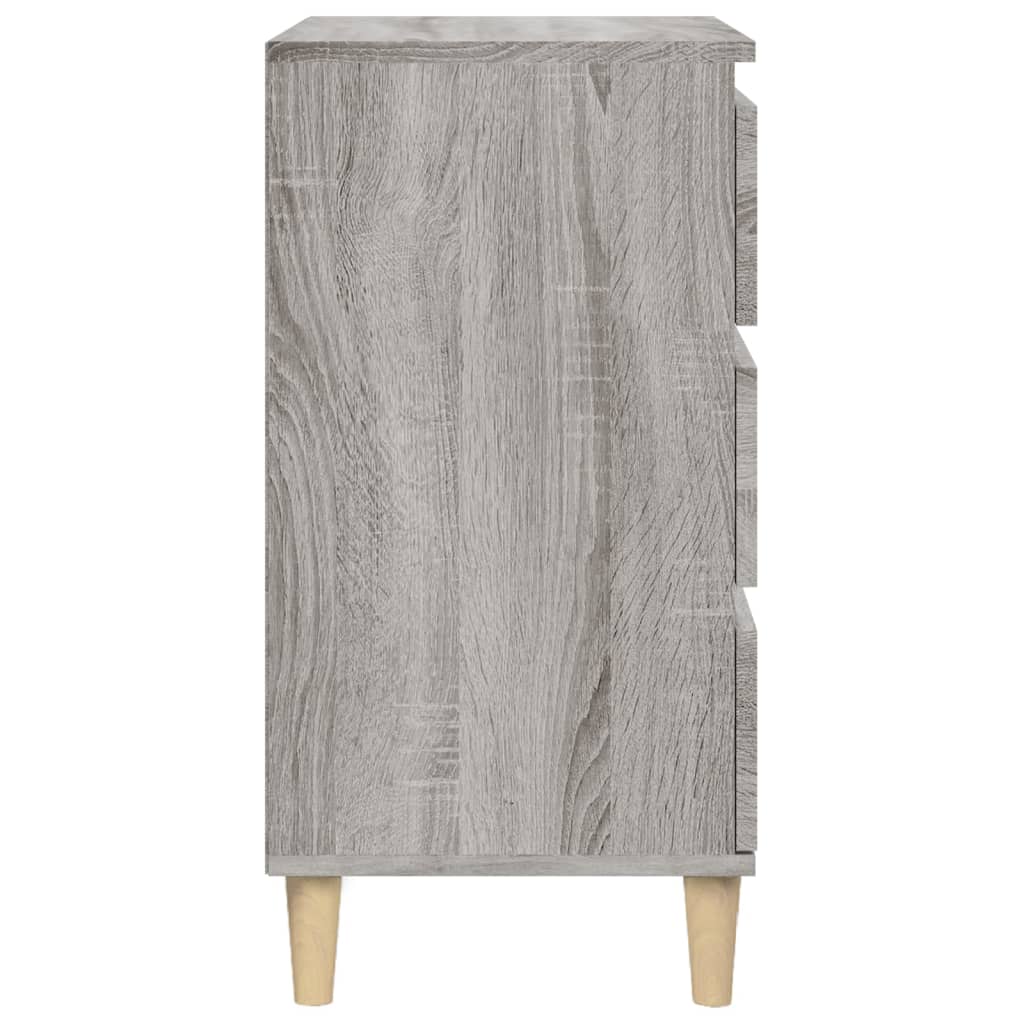 Nachtkastje 40x35x70 cm bewerkt hout grijs sonoma eikenkleurig Nachtkastjes | Creëer jouw Trendy Thuis | Gratis bezorgd & Retour | Trendy.nl