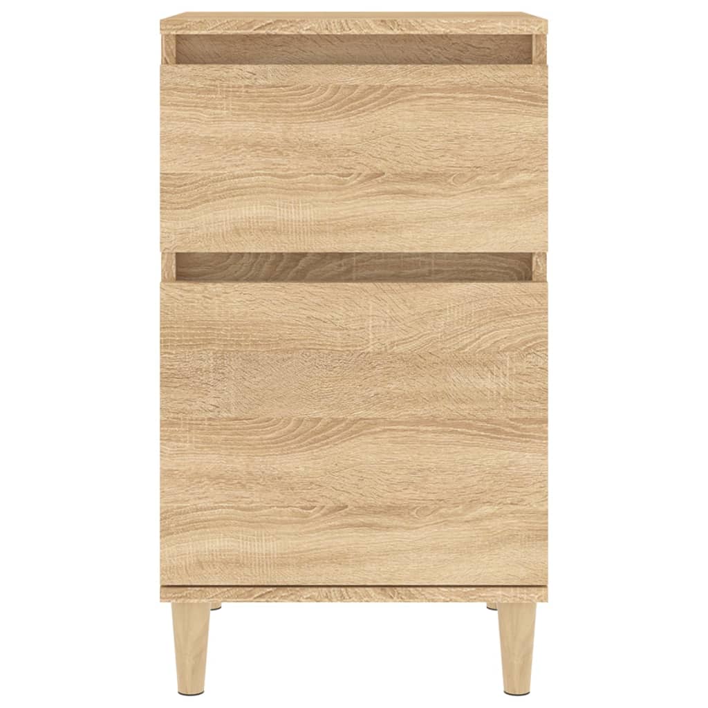 Nachtkastjes 2 st 40x35x70 cm bewerkt hout sonoma eikenkleurig Nachtkastjes | Creëer jouw Trendy Thuis | Gratis bezorgd & Retour | Trendy.nl