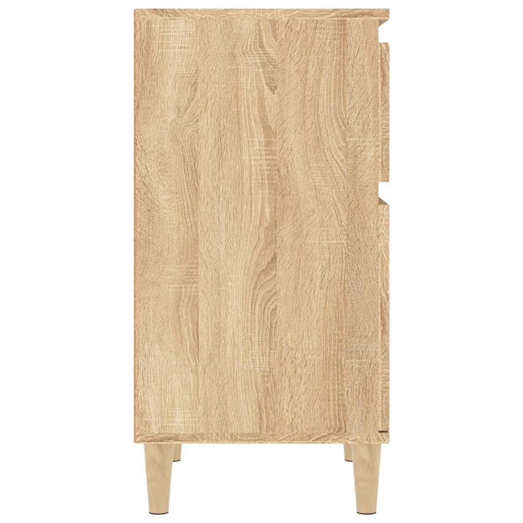 Nachtkastjes 2 st 40x35x70 cm bewerkt hout sonoma eikenkleurig Nachtkastjes | Creëer jouw Trendy Thuis | Gratis bezorgd & Retour | Trendy.nl