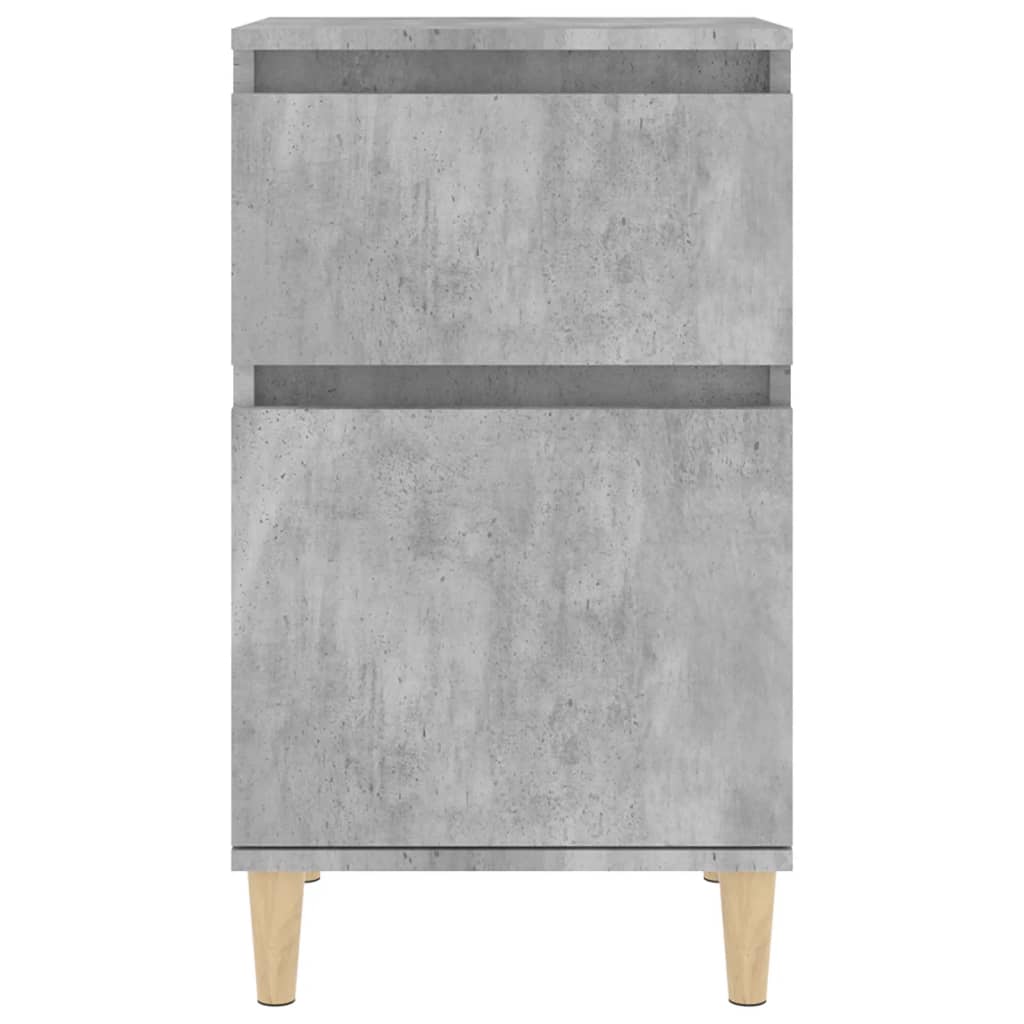 Nachtkastje 40x35x70 cm bewerkt hout betongrijs Nachtkastjes | Creëer jouw Trendy Thuis | Gratis bezorgd & Retour | Trendy.nl