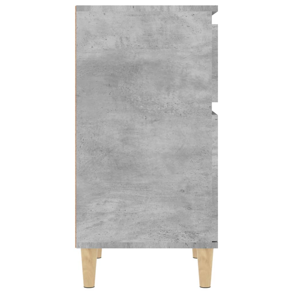 Nachtkastje 40x35x70 cm bewerkt hout betongrijs Nachtkastjes | Creëer jouw Trendy Thuis | Gratis bezorgd & Retour | Trendy.nl