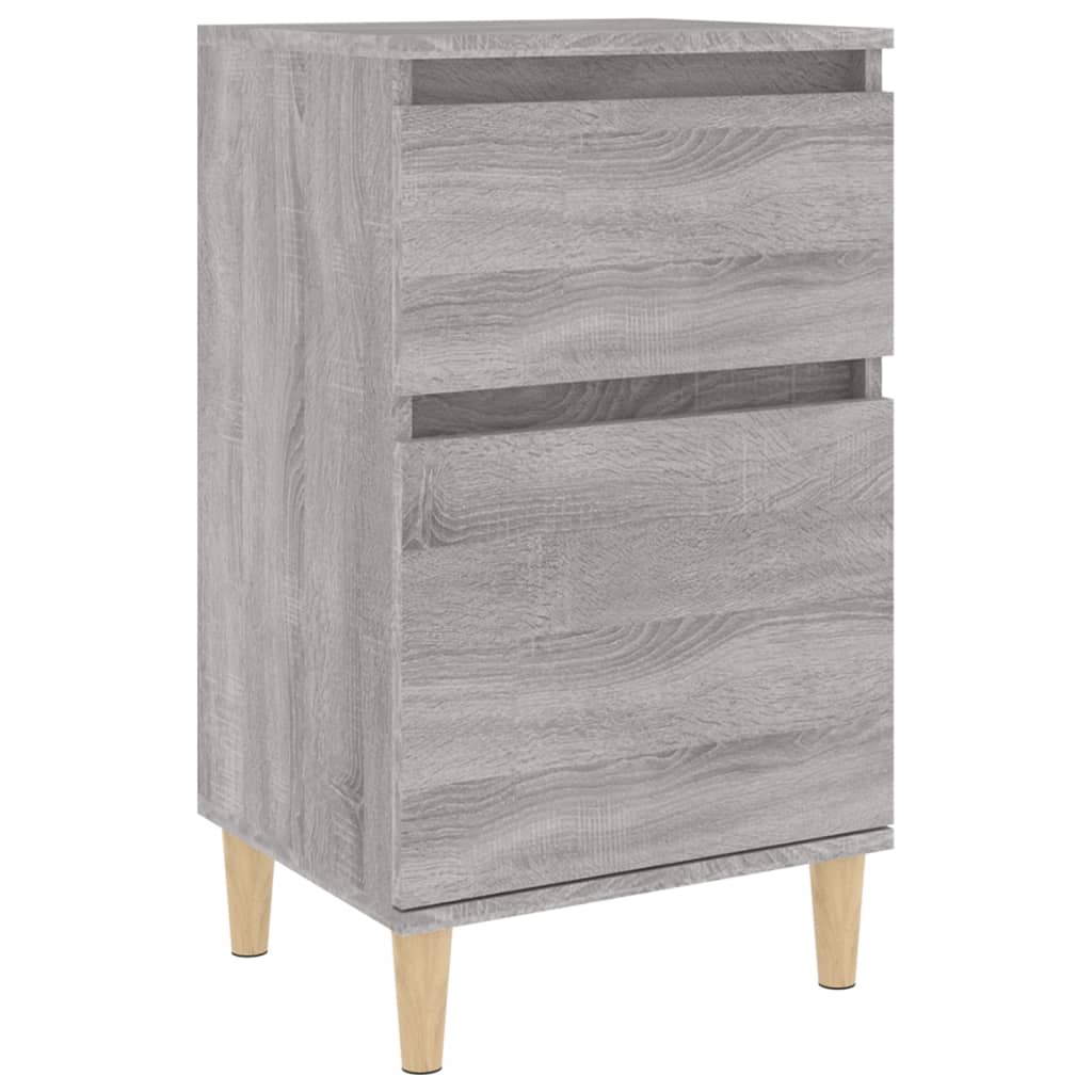 Nachtkastje 40x35x70 cm bewerkt hout grijs sonoma eikenkleurig Nachtkastjes | Creëer jouw Trendy Thuis | Gratis bezorgd & Retour | Trendy.nl