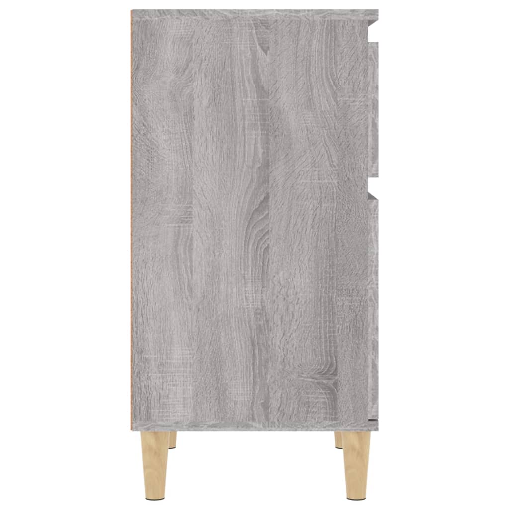 Nachtkastje 40x35x70 cm bewerkt hout grijs sonoma eikenkleurig Nachtkastjes | Creëer jouw Trendy Thuis | Gratis bezorgd & Retour | Trendy.nl