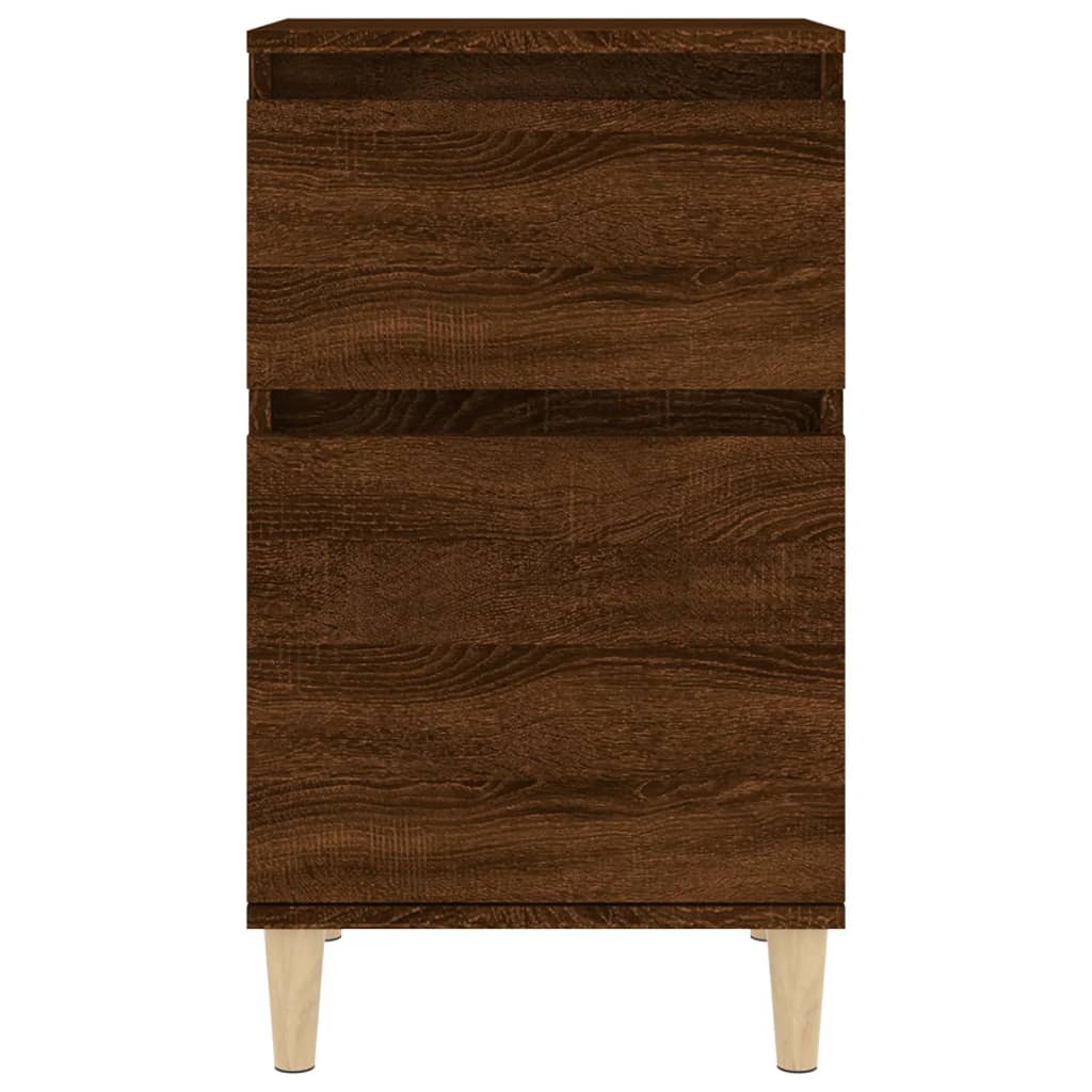 Nachtkastjes 2 st 40x35x70 cm bewerkt hout bruin eikenkleur Nachtkastjes | Creëer jouw Trendy Thuis | Gratis bezorgd & Retour | Trendy.nl