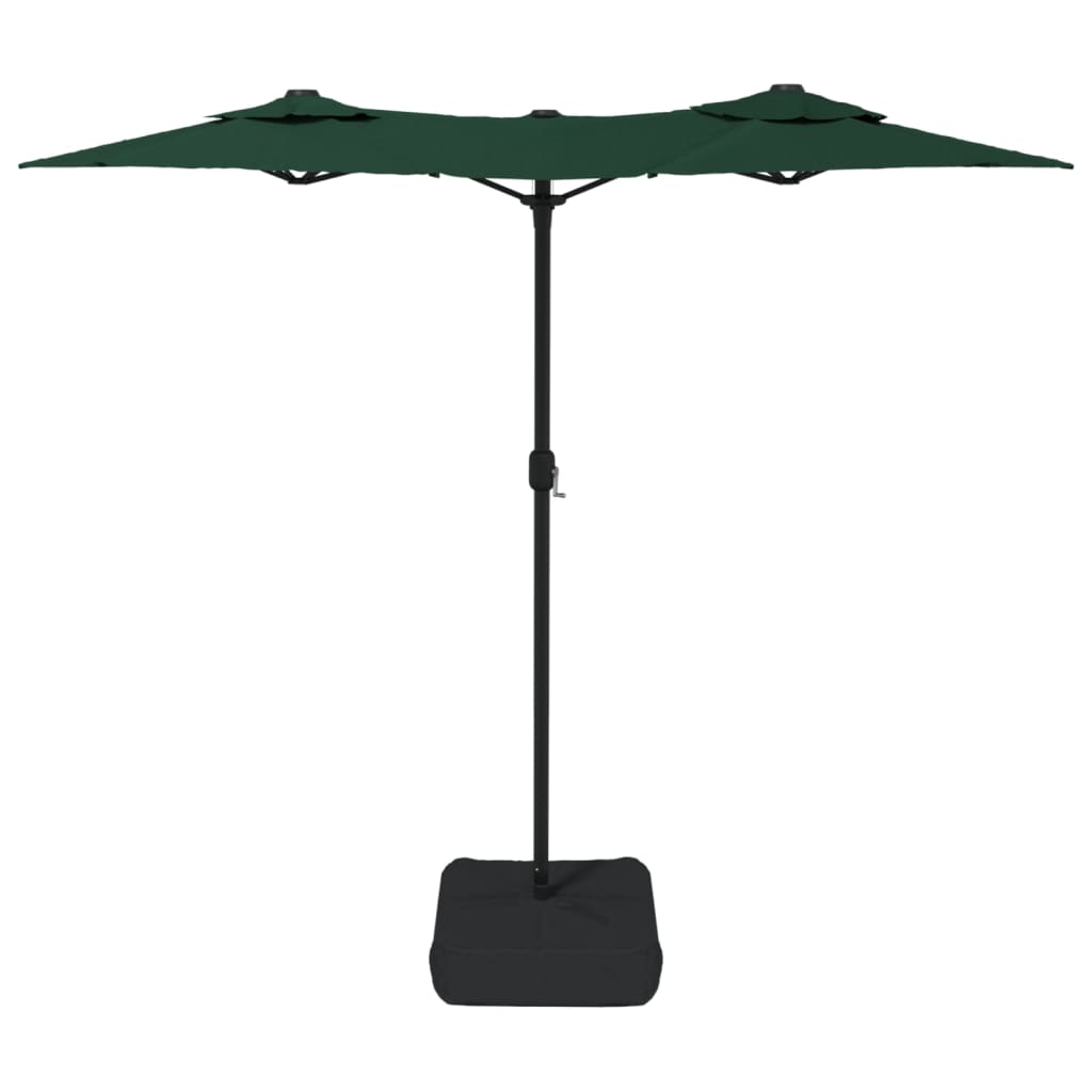 Parasol dubbel 316x240 cm groen Parasols en zonneschermen | Creëer jouw Trendy Thuis | Gratis bezorgd & Retour | Trendy.nl