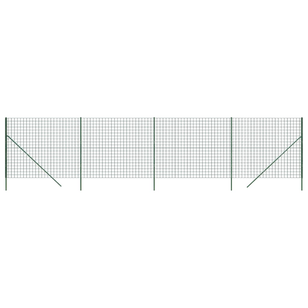 Draadgaashek 2x10 m gegalvaniseerd staal groen Schuttingen & hekwerken | Creëer jouw Trendy Thuis | Gratis bezorgd & Retour | Trendy.nl