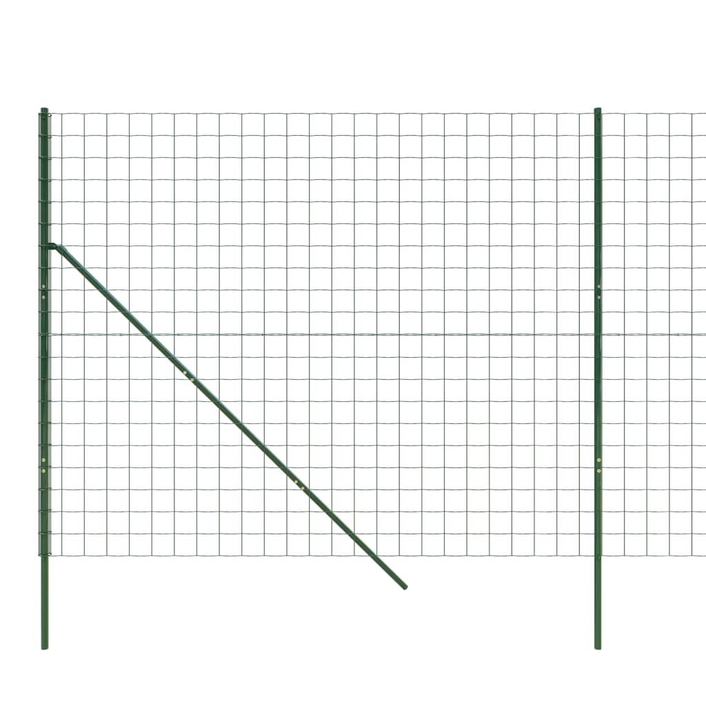 Draadgaashek 2x10 m gegalvaniseerd staal groen Schuttingen & hekwerken | Creëer jouw Trendy Thuis | Gratis bezorgd & Retour | Trendy.nl