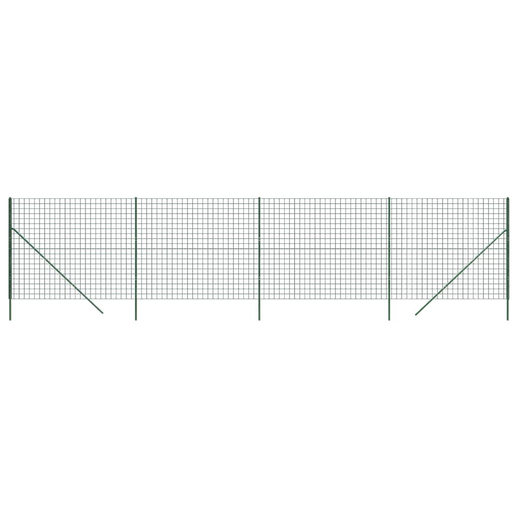 Draadgaashek 2,2x10 m gegalvaniseerd staal groen Schuttingen & hekwerken | Creëer jouw Trendy Thuis | Gratis bezorgd & Retour | Trendy.nl
