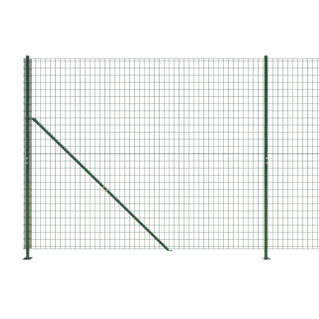 Draadgaashek met flens 1,6x10 m groen Schuttingen & hekwerken | Creëer jouw Trendy Thuis | Gratis bezorgd & Retour | Trendy.nl
