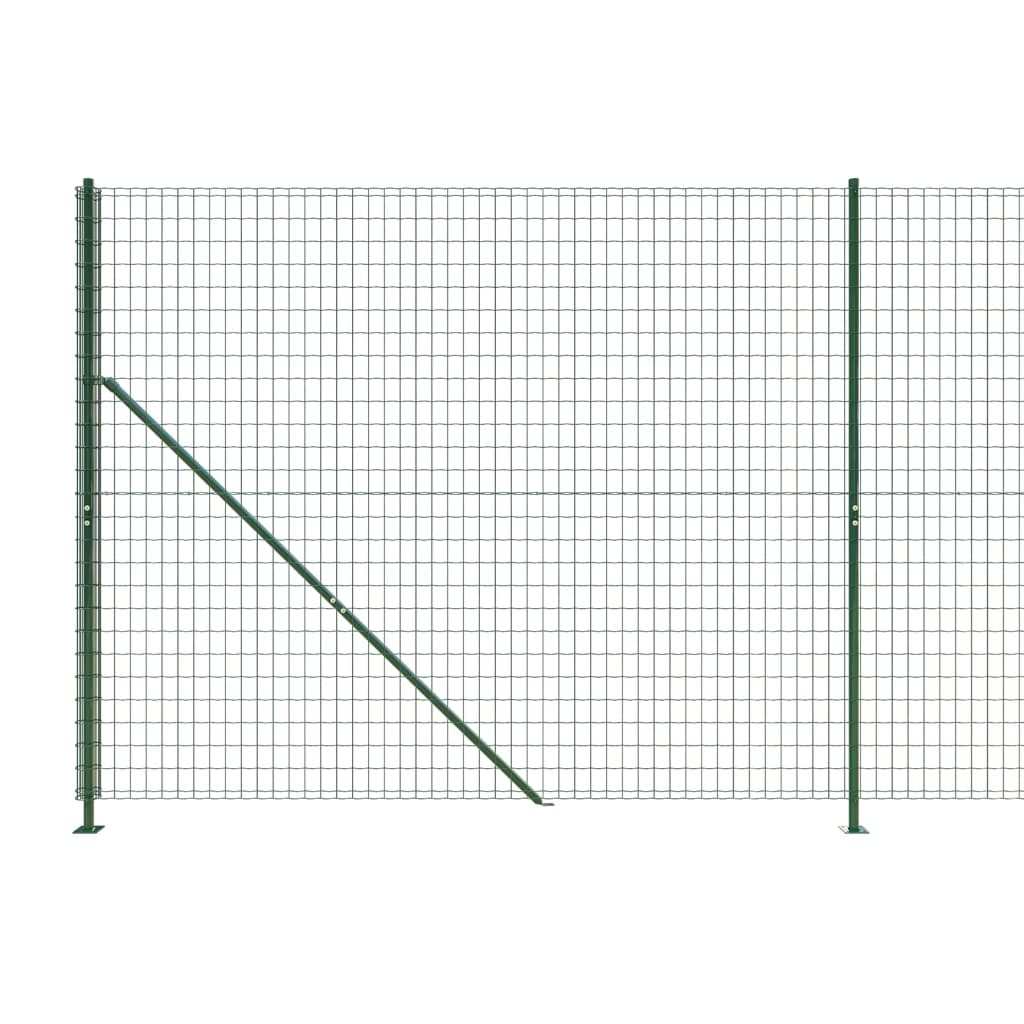 Draadgaashek met flens 2x10 m groen Schuttingen & hekwerken | Creëer jouw Trendy Thuis | Gratis bezorgd & Retour | Trendy.nl