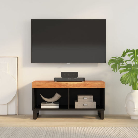 Tv-meubel 85x33x43,5 cm massief acaciahout