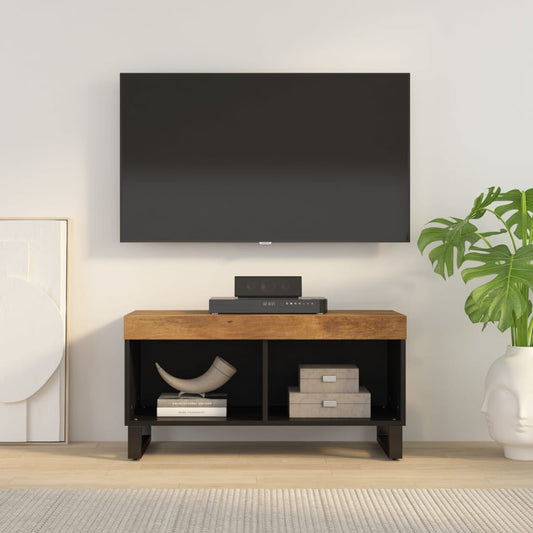 Tv-meubel 85x33x43,5 cm massief mangohout