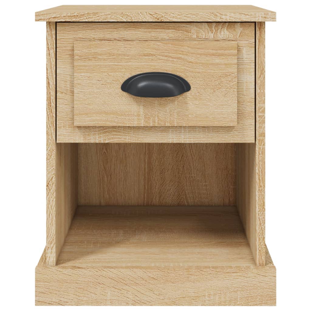 Nachtkastjes 2 st 39x39x47,5 cm bewerkt hout sonoma eikenkleur Nachtkastjes | Creëer jouw Trendy Thuis | Gratis bezorgd & Retour | Trendy.nl