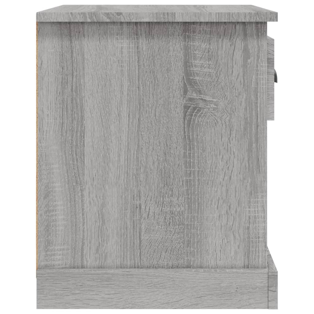 Nachtkastje 39x39x47,5 cm bewerkt hout grijs sonoma eikenkleur Nachtkastjes | Creëer jouw Trendy Thuis | Gratis bezorgd & Retour | Trendy.nl