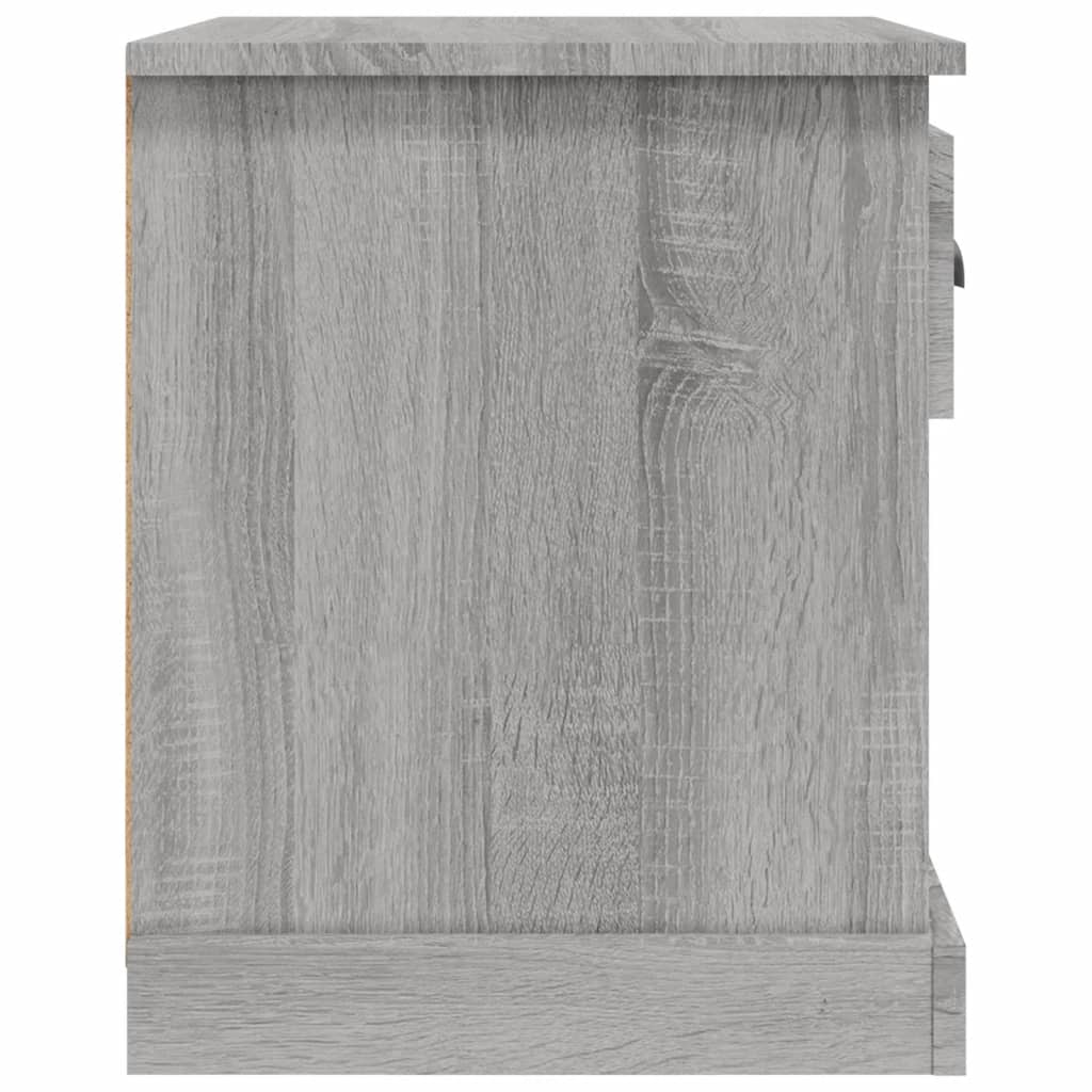 Nachtkastjes 2 st 39x39x47,5 cm bewerkt hout grijs sonoma eiken Nachtkastjes | Creëer jouw Trendy Thuis | Gratis bezorgd & Retour | Trendy.nl