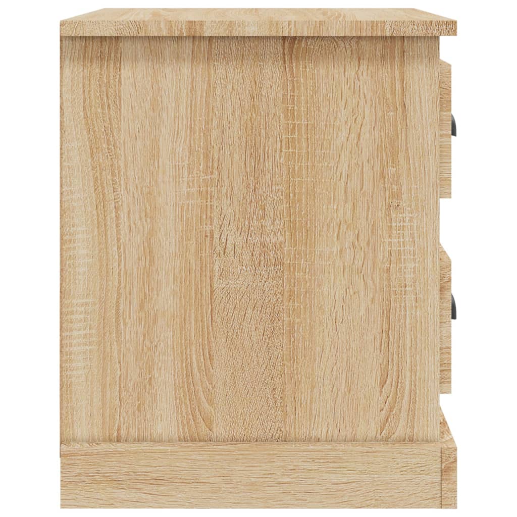 Nachtkastje 39x39x47,5 cm bewerkt hout sonoma eikenkleurig Nachtkastjes | Creëer jouw Trendy Thuis | Gratis bezorgd & Retour | Trendy.nl