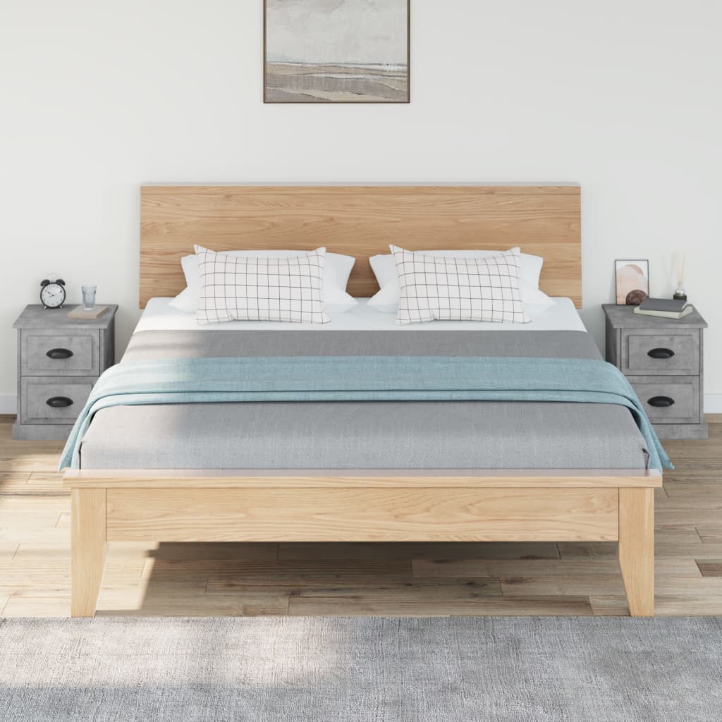 Nachtkastjes 2 st 39x39x47,5 cm bewerkt hout betongrijs Nachtkastjes | Creëer jouw Trendy Thuis | Gratis bezorgd & Retour | Trendy.nl