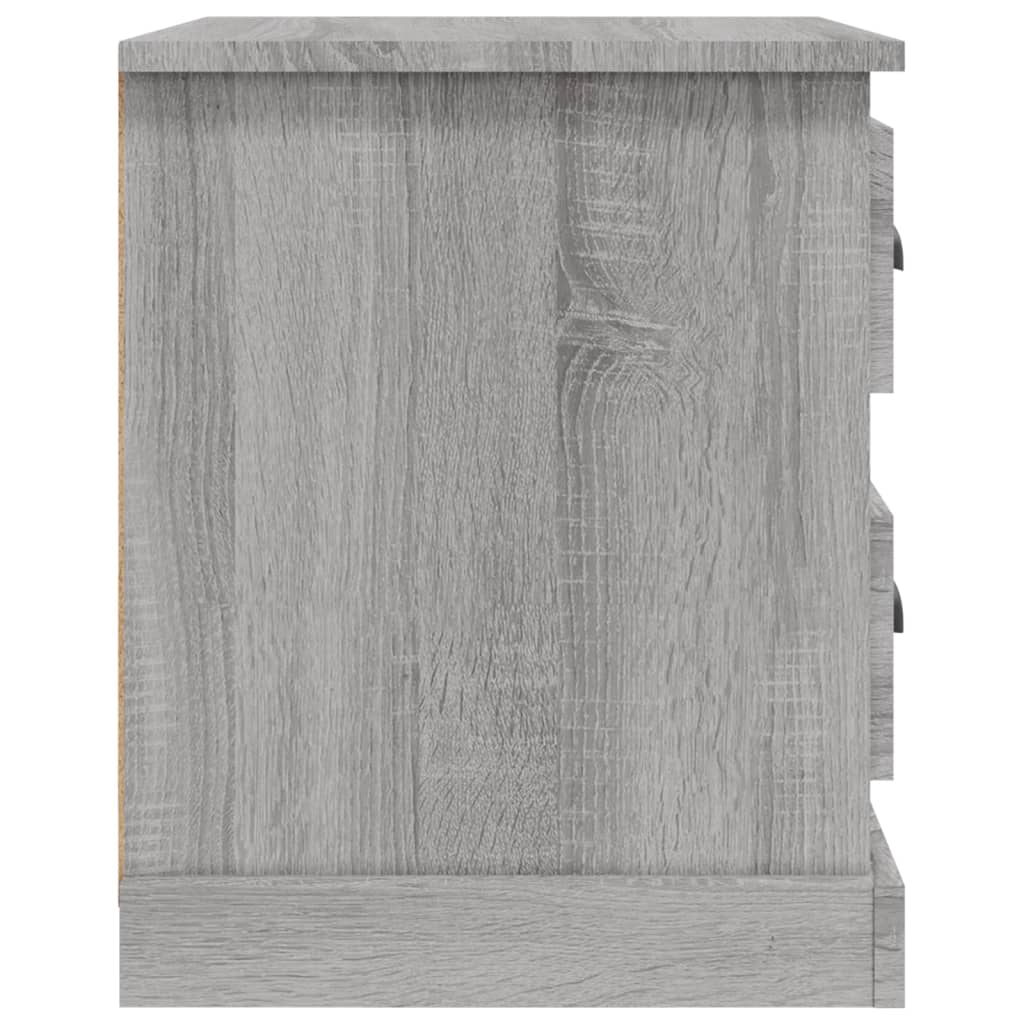 Nachtkastje 39x39x47,5 cm bewerkt hout grijs sonoma eikenkleur Nachtkastjes | Creëer jouw Trendy Thuis | Gratis bezorgd & Retour | Trendy.nl