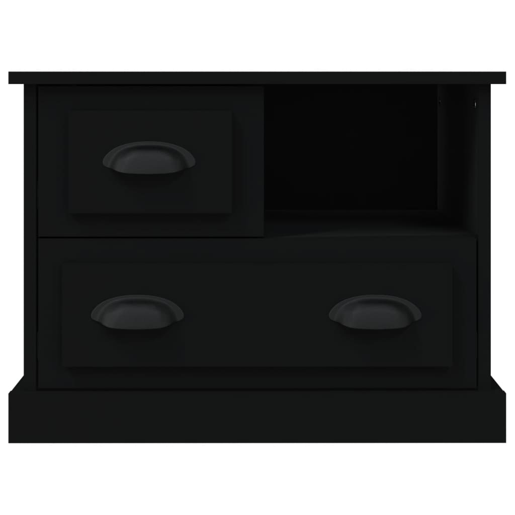 Nachtkastje 60x39x45 cm zwart Nachtkastjes | Creëer jouw Trendy Thuis | Gratis bezorgd & Retour | Trendy.nl