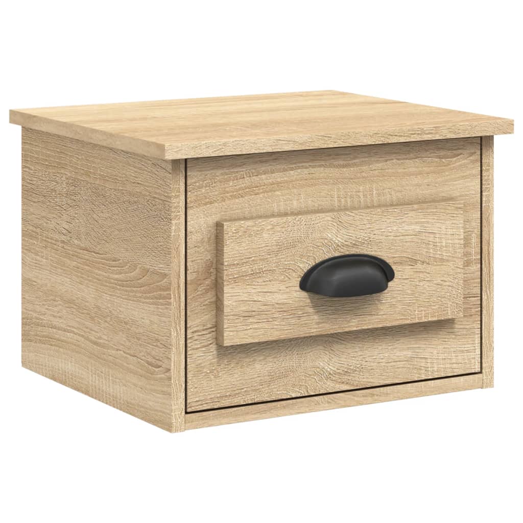 Nachtkastjes 2 st wandgemonteerd 41,5x36x28 cm sonoma eiken Nachtkastjes | Creëer jouw Trendy Thuis | Gratis bezorgd & Retour | Trendy.nl