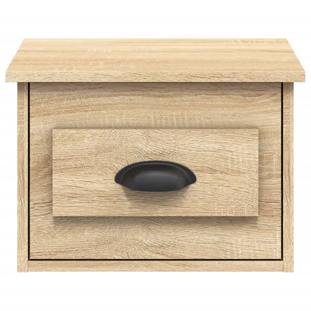 Nachtkastjes 2 st wandgemonteerd 41,5x36x28 cm sonoma eiken Nachtkastjes | Creëer jouw Trendy Thuis | Gratis bezorgd & Retour | Trendy.nl