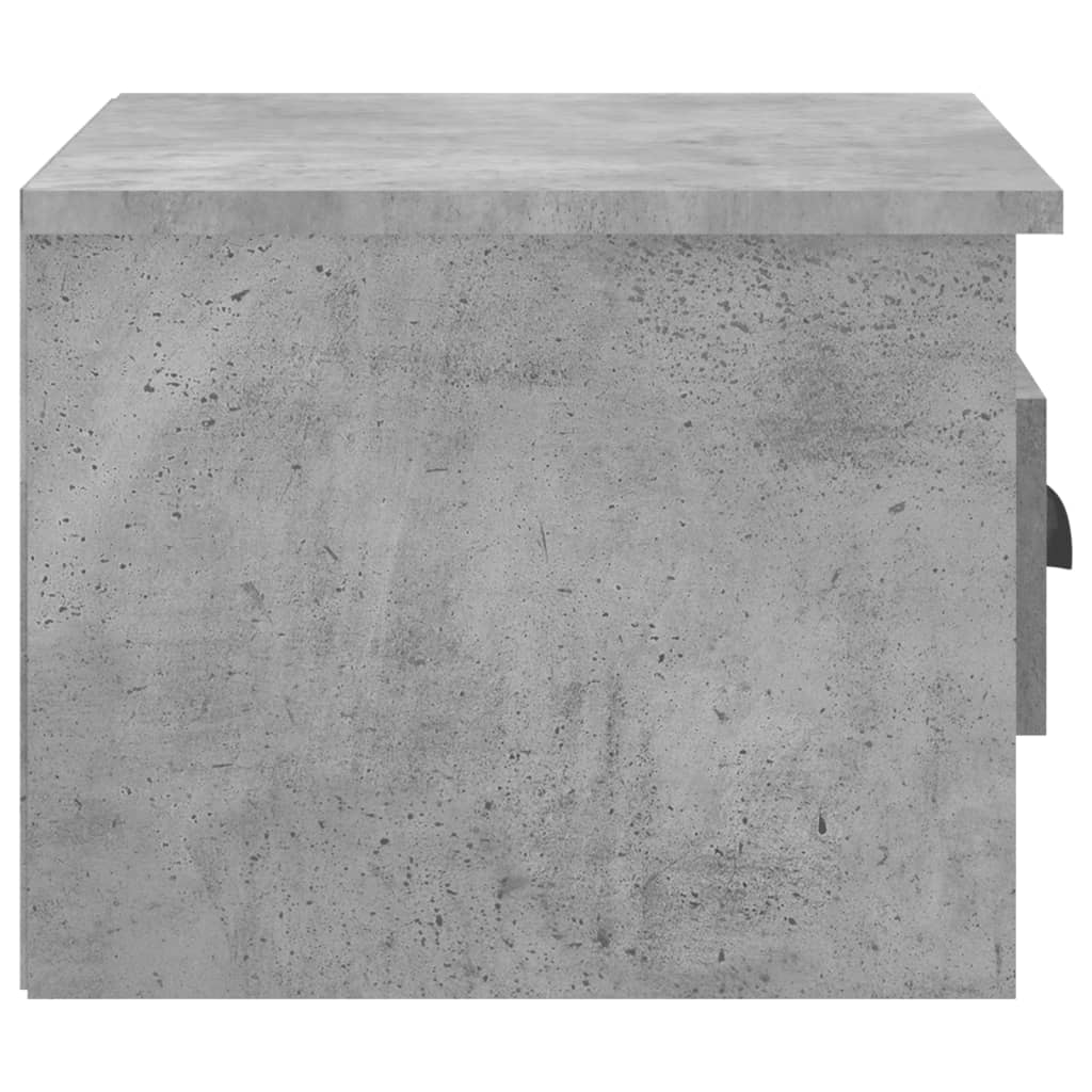 Nachtkastje wandgemonteerd 41,5x36x28 cm betongrijs Nachtkastjes | Creëer jouw Trendy Thuis | Gratis bezorgd & Retour | Trendy.nl
