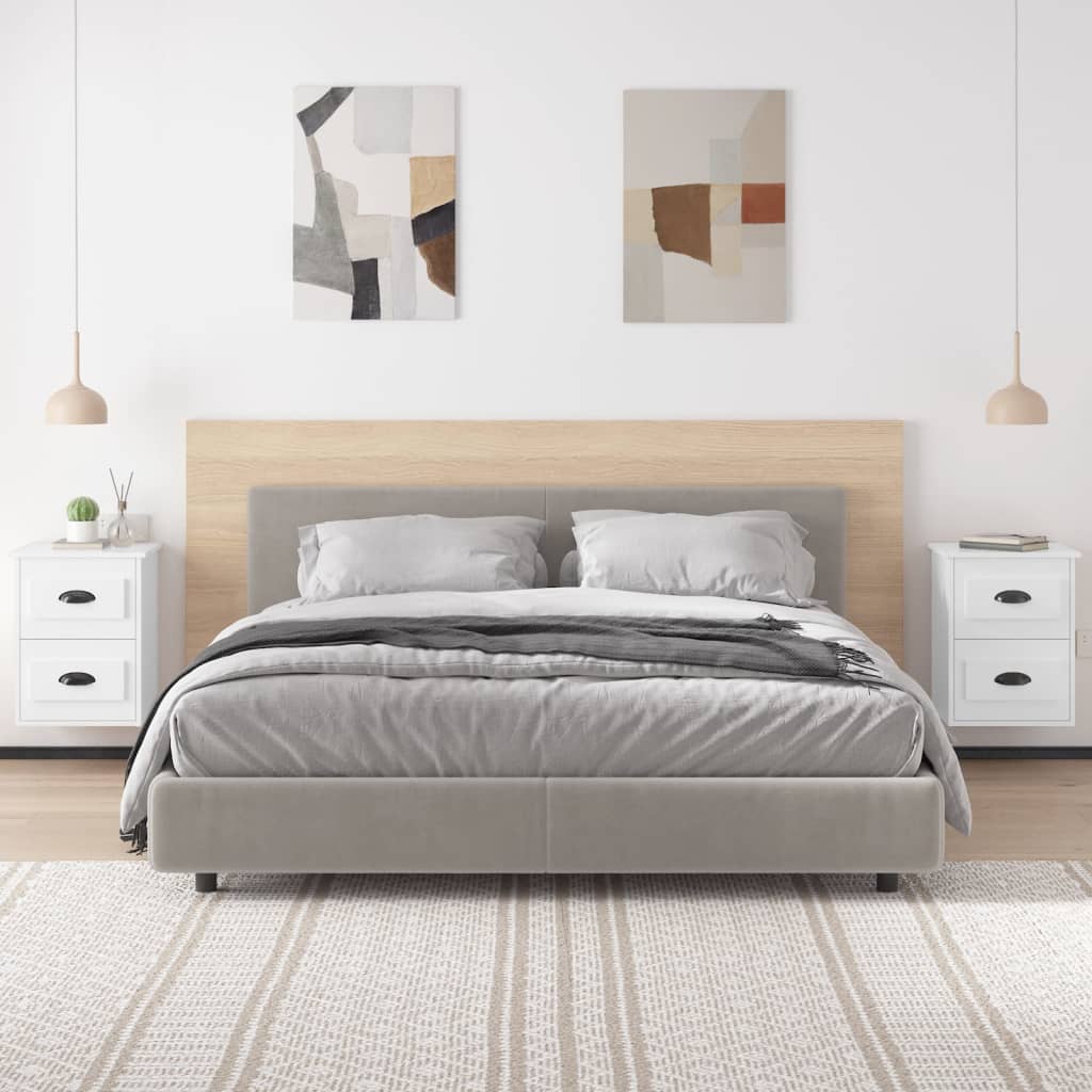 Nachtkastjes 2 st wandgemonteerd 41,5x36x53 cm hoogglans wit Nachtkastjes | Creëer jouw Trendy Thuis | Gratis bezorgd & Retour | Trendy.nl