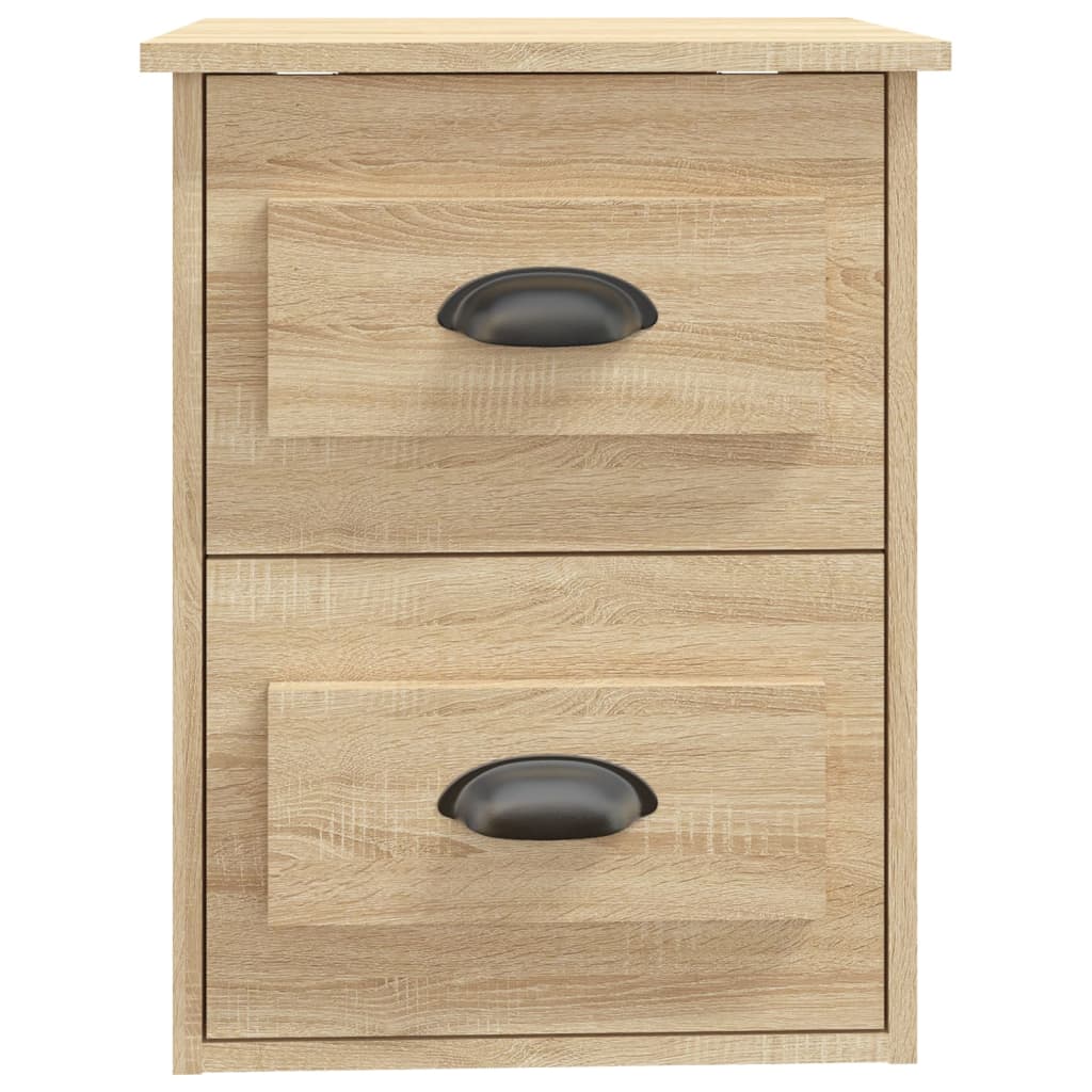 Nachtkastje wandgemonteerd 41,5x36x53 cm sonoma eikenkleurig Nachtkastjes | Creëer jouw Trendy Thuis | Gratis bezorgd & Retour | Trendy.nl