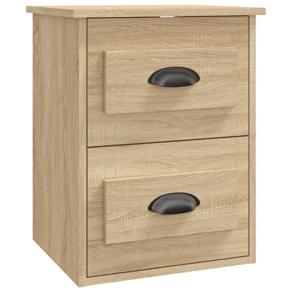 Nachtkastjes 2 st wandgemonteerd 41,5x36x53 cm sonoma eiken Nachtkastjes | Creëer jouw Trendy Thuis | Gratis bezorgd & Retour | Trendy.nl